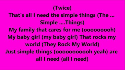 Poncho - Simple Things remix with the lyrics