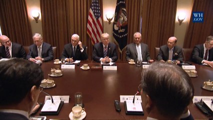 President Trump Holds Bilateral Meeting With South Korea