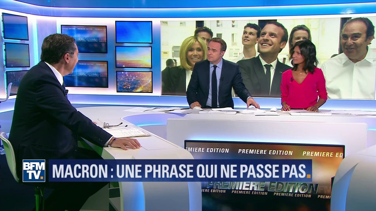 ÉDITO - "Les gens qui réussissent" et "les gens qui ne sont rien": "C'était maladroit"