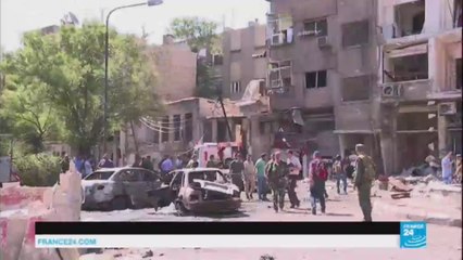 Bombing kills tens in Damascus