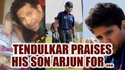 Sachin Tendulkar enjoys best breakfast made by his son Arjun | Oneindia News