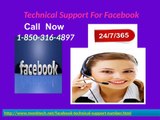 What are the advantages of Technical Support For Facebook  1-850-316-4897?