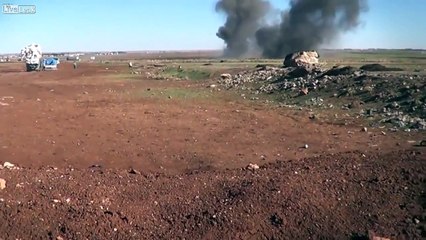 LiveLeak - Russia Airstrikes on Militant Convoy Syria