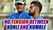 Virat Kohli and Anil Kumble never had dressing room fallout reports BCCI | Oneindia News