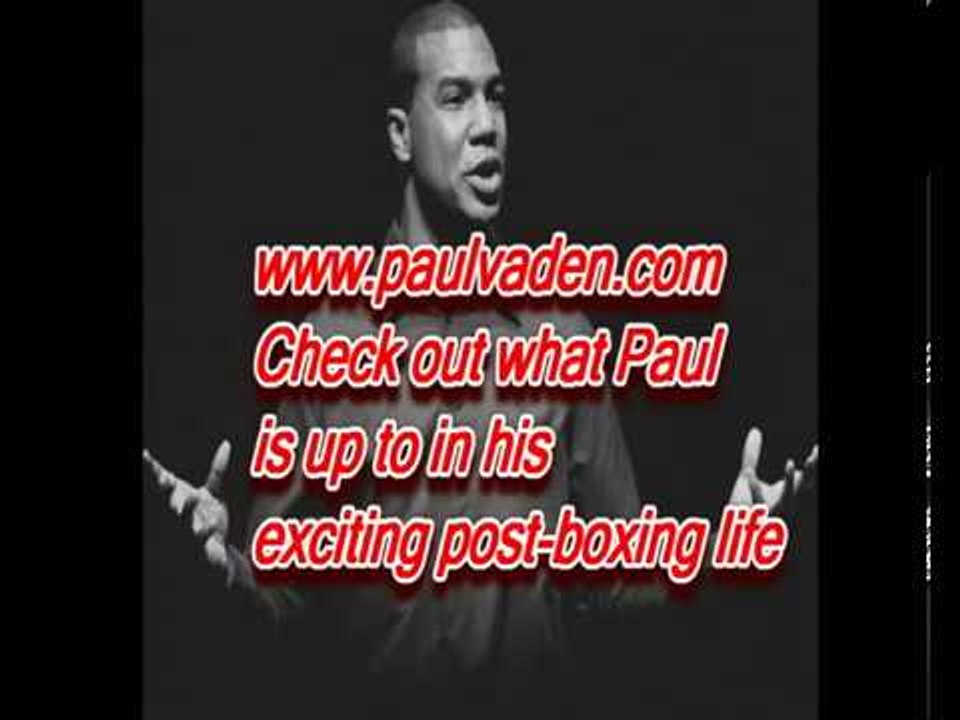 Paul Vaden on Chris Byrd EsNews Boxing