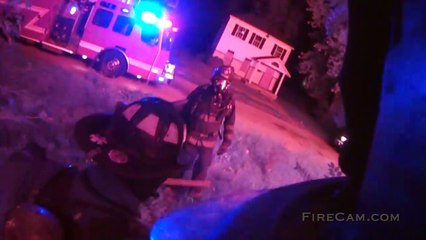 2 Deck Gun House Fire with Interior Attack