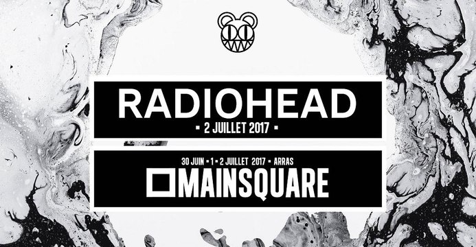 Weird Fishes / Arpeggi par Radiohead le 02 juillet 2017 au Main Square Festival d'Arras