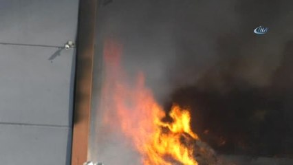Denizli'de Katı Atık Üretim Tesisinde Büyük Yangın