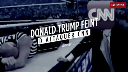 Trump attaque CNN dans un montage vidéo