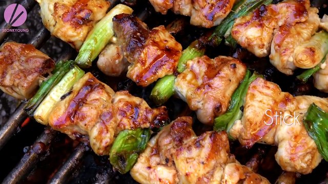 Korean Street Chicken on a Stick Asian at Home