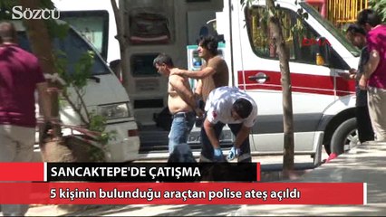 Sancaktepe'de polise ateş açıldı