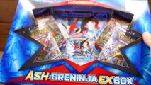 MEGA Pokemon Cards! Opening 5 Pokemon Ash Greninja EX Boxes!