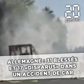 Allemagne: 31 blessés et 17 «disparus» dans un accident de car