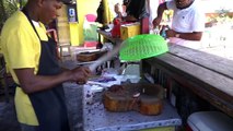 Street Food in Jamaica  Jerk Chicken in Montego Bay