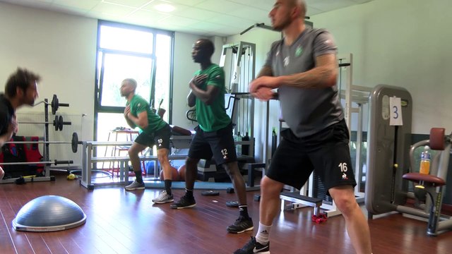 Première séance musclée pour les Verts