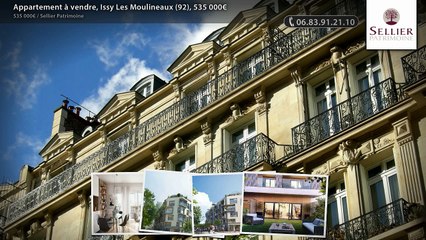 Appartement à vendre, Issy Les Moulineaux (92), 535 000€