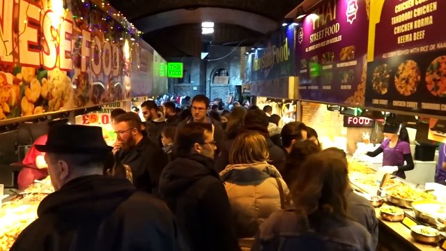 London Street Food Freshly made Smoothie + Sweet Pancakes at Kitty's Sweet Treats Camden Market.