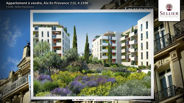Appartement à vendre, Aix En Provence (13), 4 239€