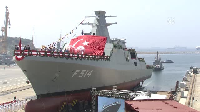 Kınalıada Korveti (4. Milgem) Denize Indirildi - Istanbul