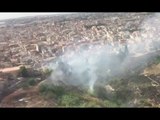 Chiaromonte (RG) - Incendio boschivo, in azione i Vigili del Fuoco (03.07.17)