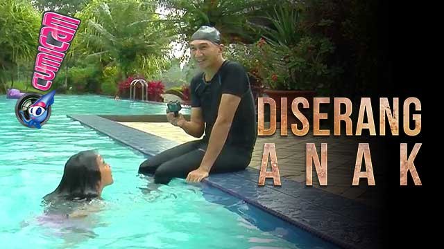 Di Kolam, Anji Dicipratin Leticia dan Saga - Cumicam 03 Juli 2017