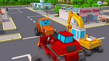 Caminhão e Trator para Crianças | Desenhos animados carros bebês compilação de 54 carro desenho