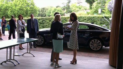 Duchess of Cambridge arrives at Wimbledon