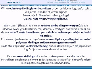 Reclame kleding bedrukken Maassluis