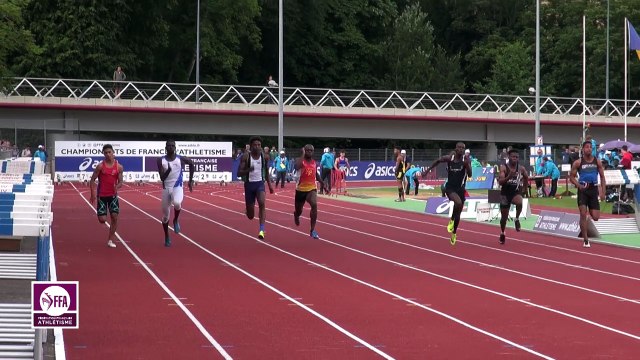 Dreux 2017 : Finale 100 m Juniors Garçons