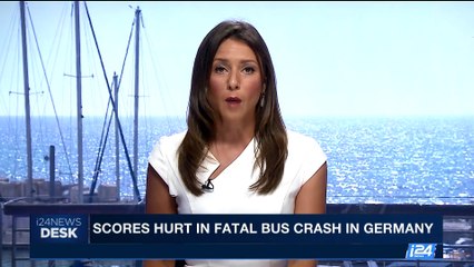 i24NEWS DESK | Scores hurt in fatal bus crash in Germany | Monday, July 3rd 2017