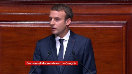"Notre devoir est d'émanciper nos citoyens (...) leur permettre de pouvoir faire là où nos règles entravent au prétexte de protéger", Macron