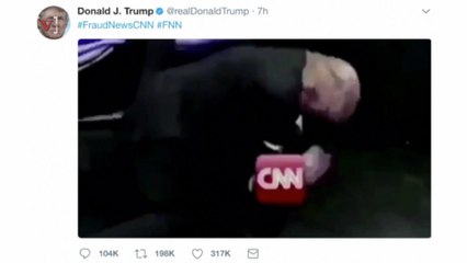 Twitter Says Trump’s Video Punching CNN Logo Doesn’t Violate its Rules
