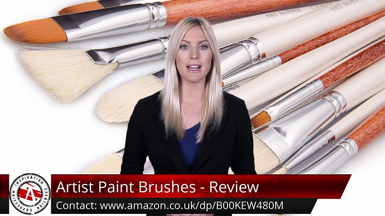 Artist Paint Brushes - Customer Review - Art Supply Central's 14 Piece Artist Brush SetPerfect...
