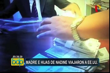 Madre e hijas de Nadine Heredia viajaron a Estados Unidos