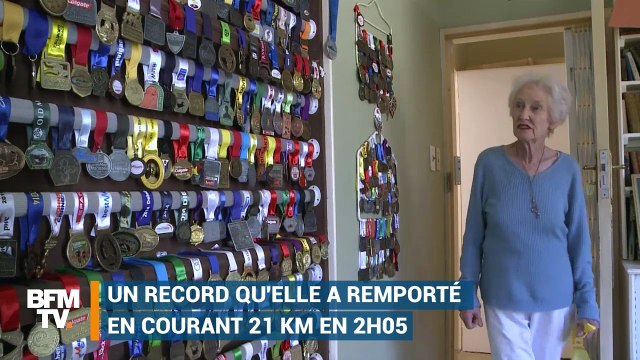 Depuis moins de dix ans, cette octogénaire a remporté 500 médailles lors de semi-marathons