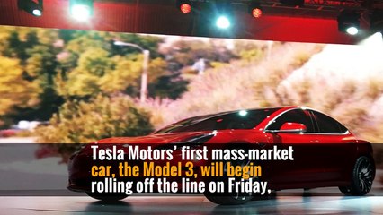 Tesla’s First Mass-Market Car, the Model 3, Hits Production This Week