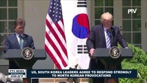GLOBAL NEWS: US, South Korean leaders agree to respond strongly to North Korean provocations