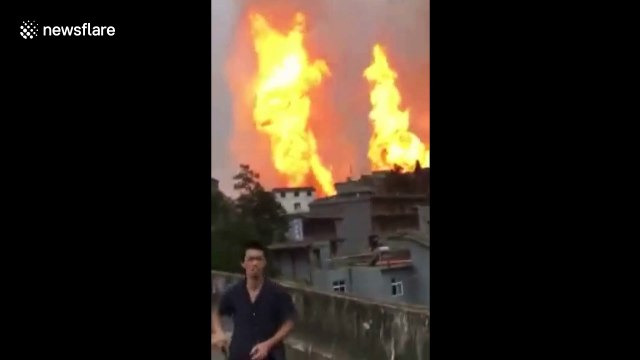 Natural gas pipeline explodes in China, killing eight