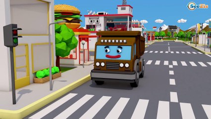 Learn Colors With Cars And Trucks For Children - Learning Colours for Kids