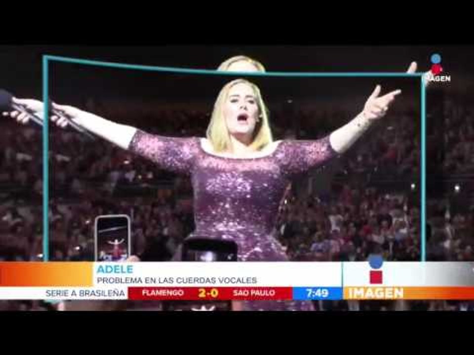 Adele cancela conciertos por salud | Imagen Noticias con Francisco Zea