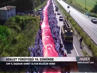 Ahmet Altun, yürüyüş hakkında bilgiler verdi