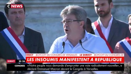 Jean-Luc Mélenchon : "C'est pour obéir au Medef qu'a été convoquée cette session extraordinaire"