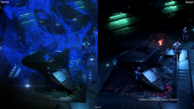 Mass Effect Andromeda PS4 Pro Demo vs Retail Graphics Comparison