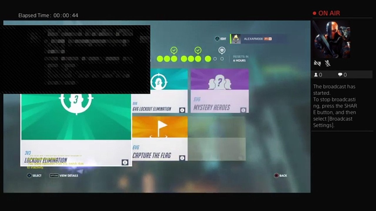 alexarm308's Live PS4 Broadcast