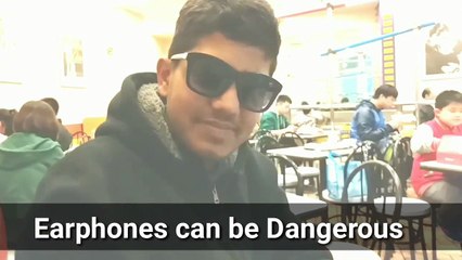 Earphones can be Dangerous | Vine | Ali Sajjad The Entertainer | 2017