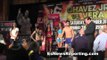 boxing star gabino saenz weigh in and faceoff EsNews Boxing