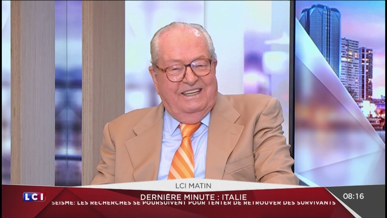 Jean-Marie Le Pen s'exprime le Front National et le Burkini (LCI, 25/08/16, 8h15)