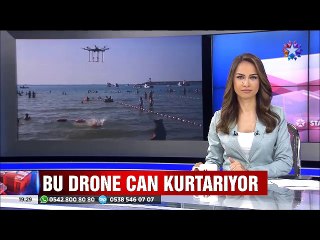 Bu Drone can simidi atarak hayat kurtarıyor