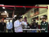 Julio Cesar Chavez Jr in Amazing Shape After 2 Hour Workout Still Going Strong