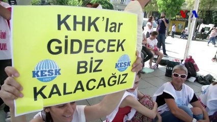 KESK’ten Oturma Eylemi